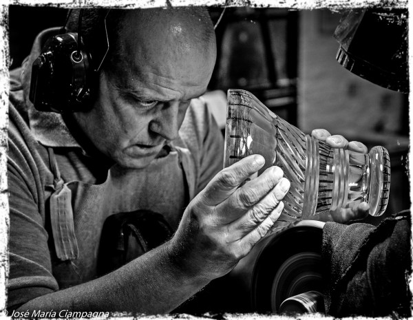 Trabajando el vidrio, Waterford, Irlanda