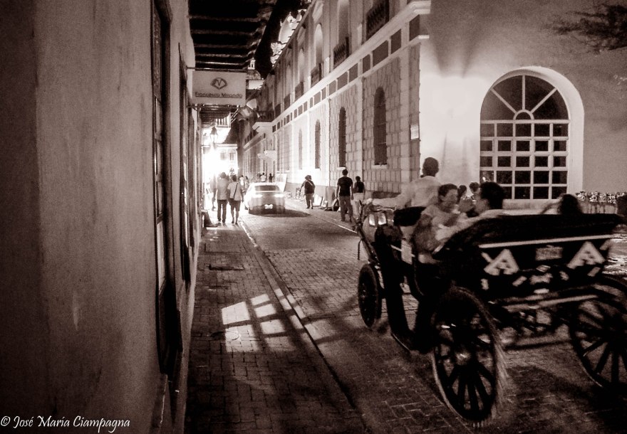 El paseo en mateo, Cartagena de Indias, Colombia