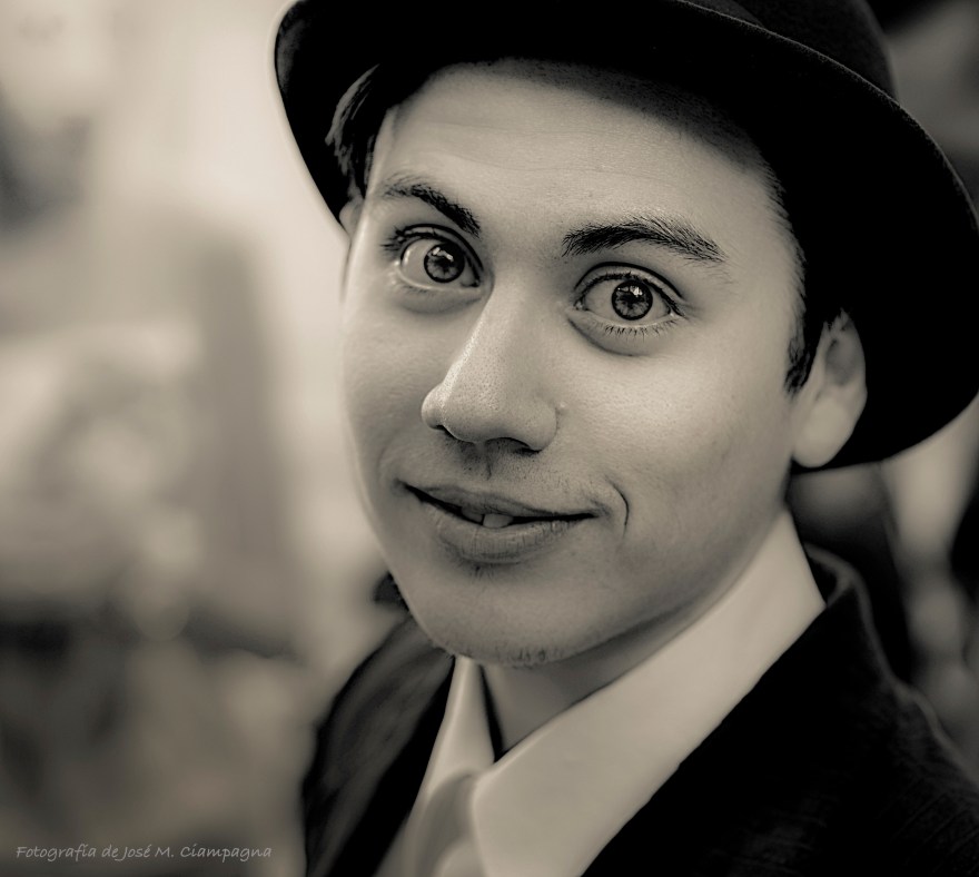 Retrato joven actor cordobés