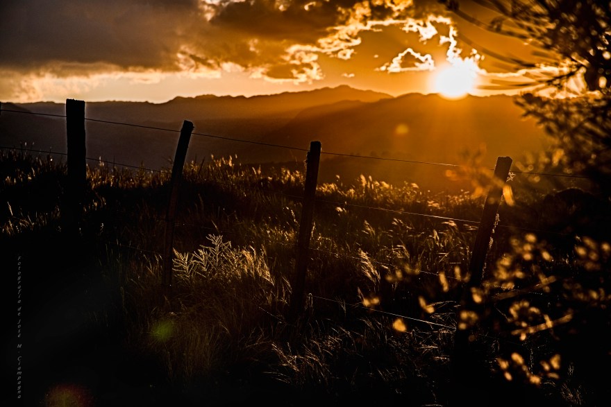 Alambrado cerca del cielo