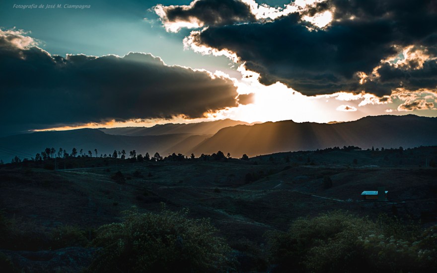 Atardecer en la Domanda en Color