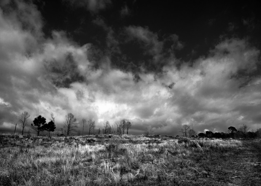 Nubes negras, Yacanto de Calamuchita, Córdoba, Argentina. Enero 2016.