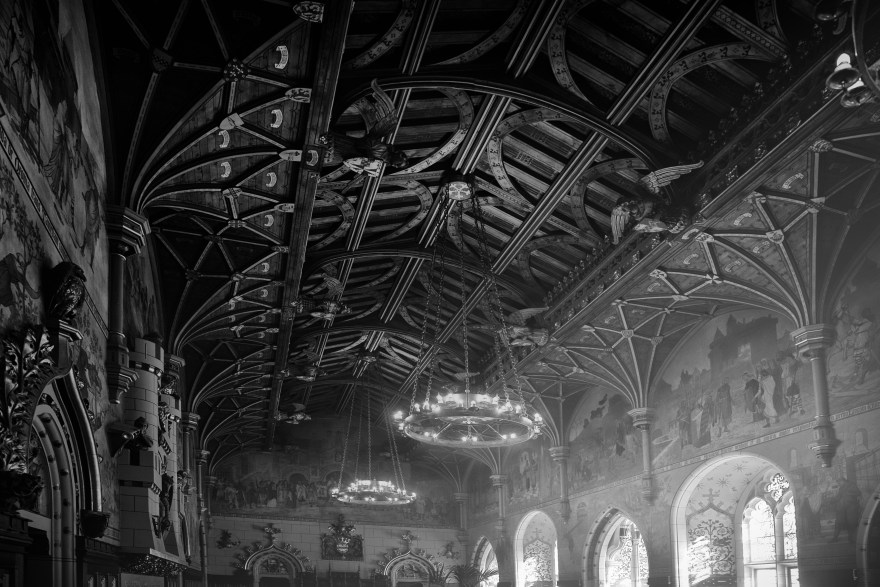 The Banqueting Hall Cardiff Casttle. Wales. UK.