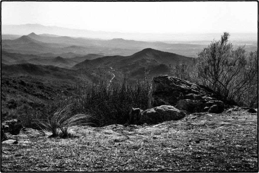 Paisaje desde Altas Cumbres. Vista al Valle de Punilla. Córdoba. Argentina