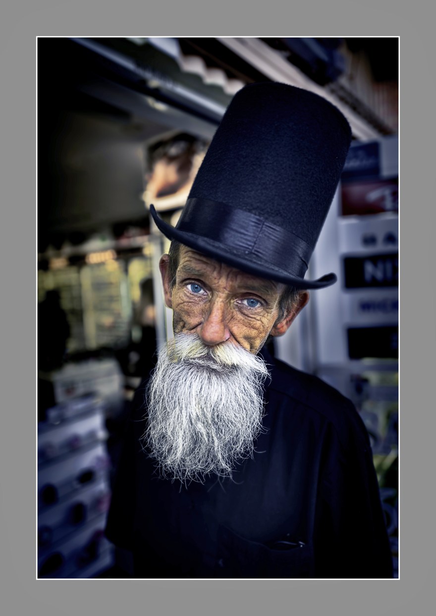 "Jilbert", personaje de Ocean Drive, South Beach, Miami, Florida, USA