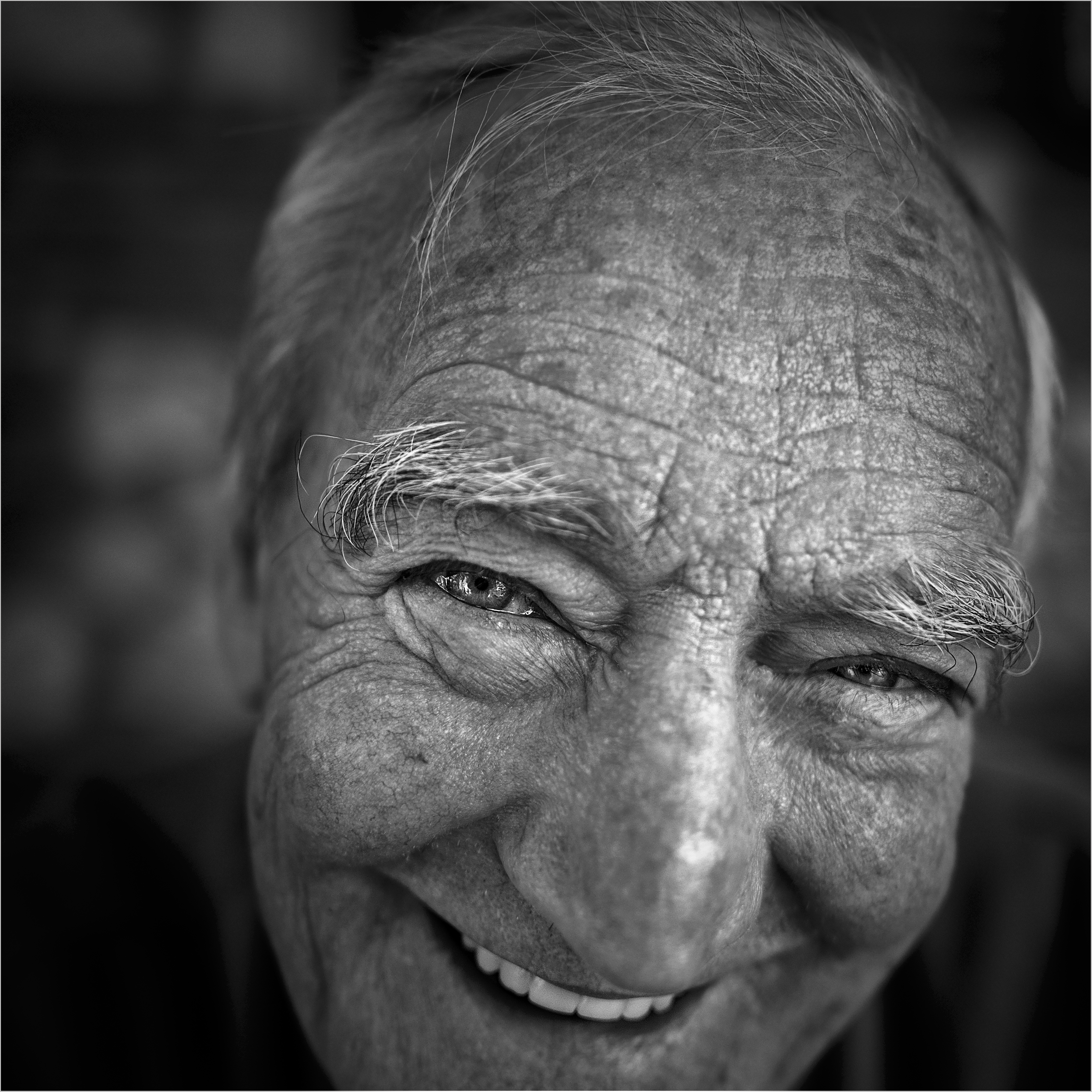 Retrato: "La sonrisa de Don Esteban", Las iba, Argentina. Agosto 2017