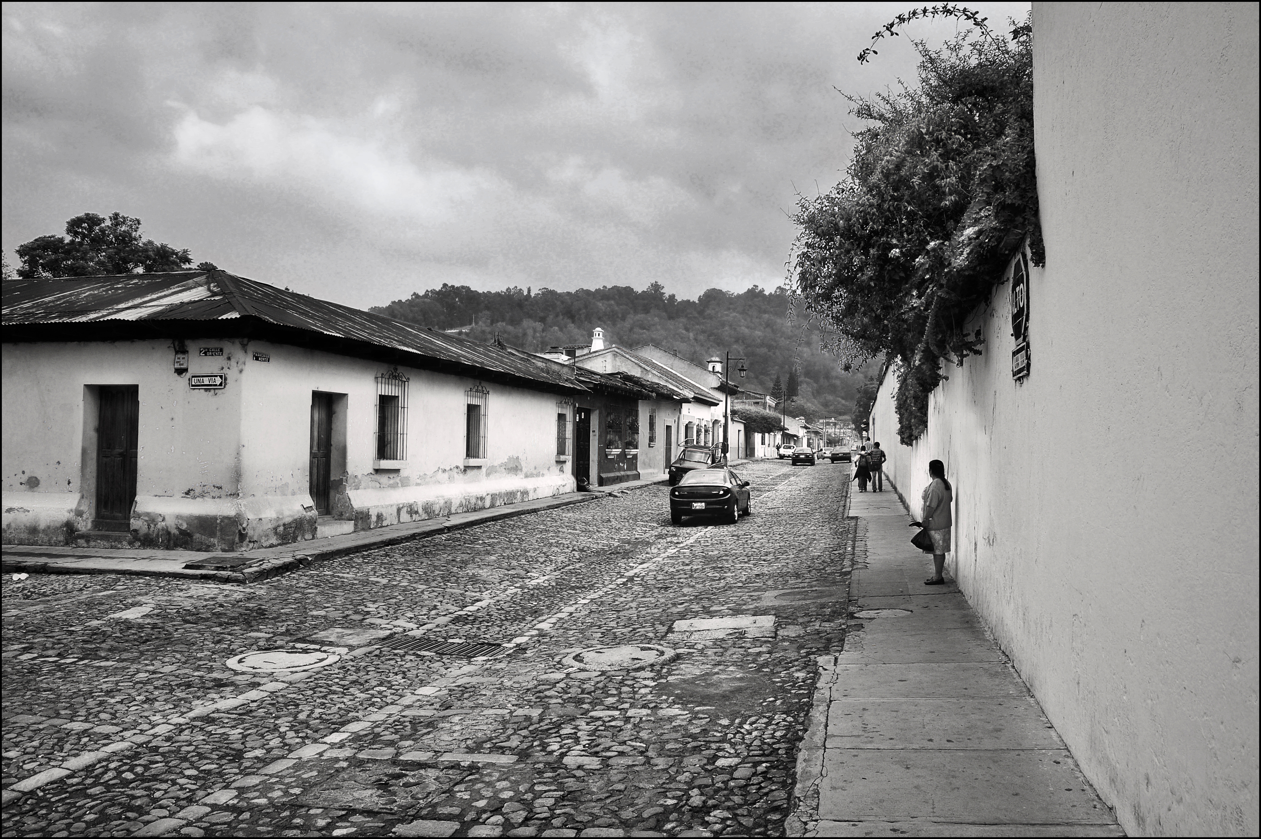 Calles de Antigua bicolor