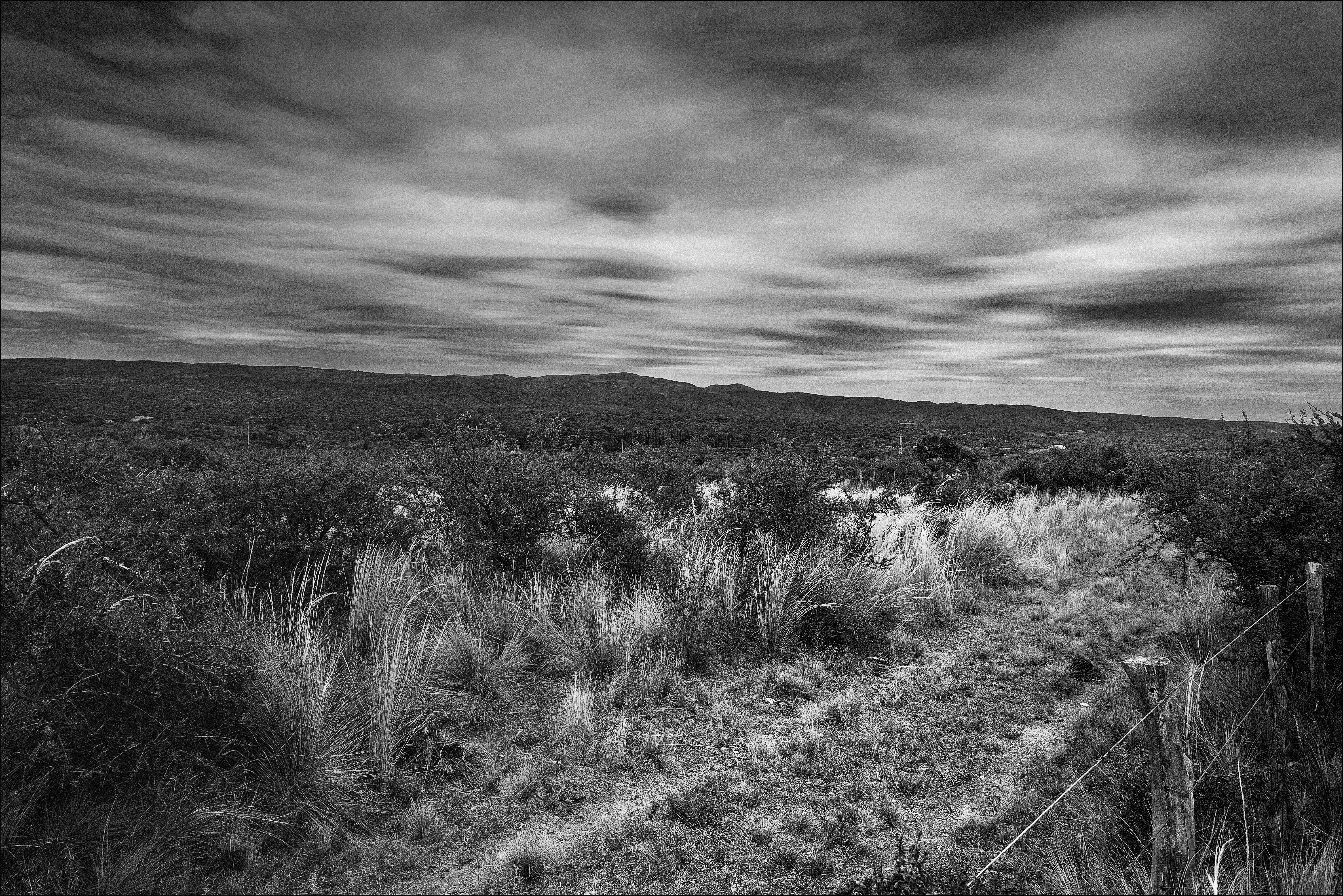 Nublado en Cruz Chica, Zona rural de la Cumbre, Córdoba, Argentina. Marzo 2018