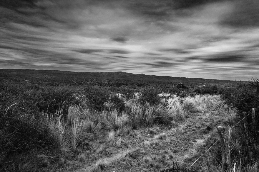Nublado en Cruz Chica, Zona rural de la Cumbre, Córdoba, Argentina. Marzo 2018