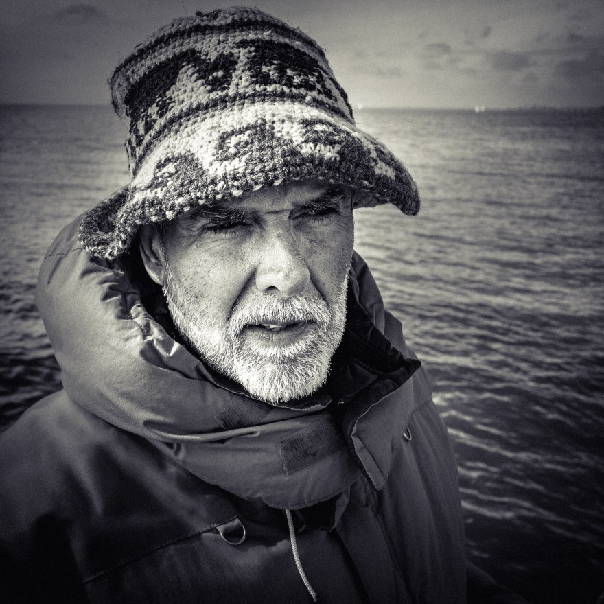 Retrato de Pescador en el Puerto de Olivos, Buenos Aires, Argentina. 2017